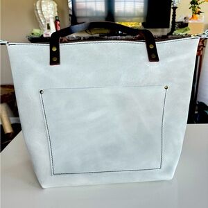 Portland leather goods Beluga Medium tote